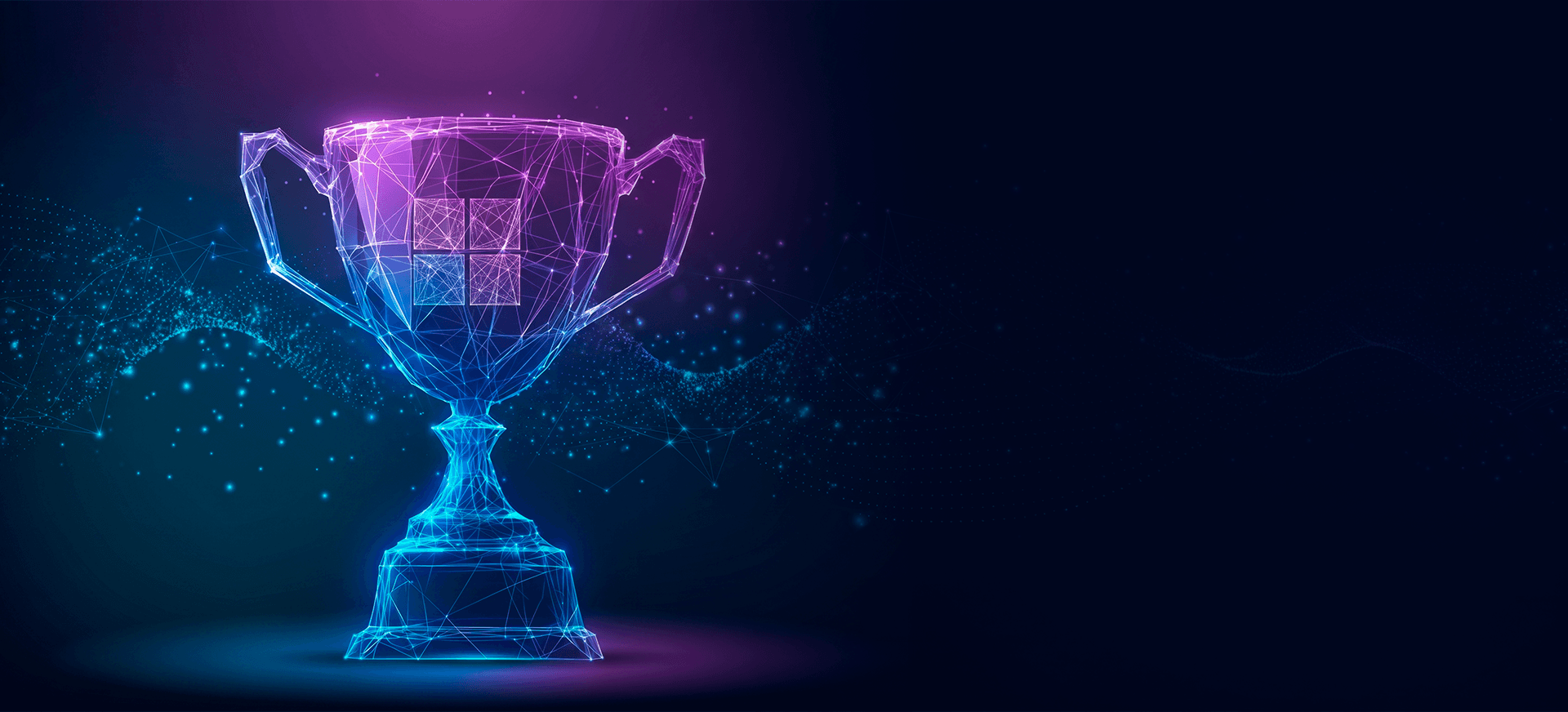 Troféu Mundo365 — reconhecimentos e certificações Microsoft: Solutions Partner em Modern Work, Dados & AI, Infraestrutura Azure, Top 100 Global Security e Top 20 Global Copilot Success Story Challenge.